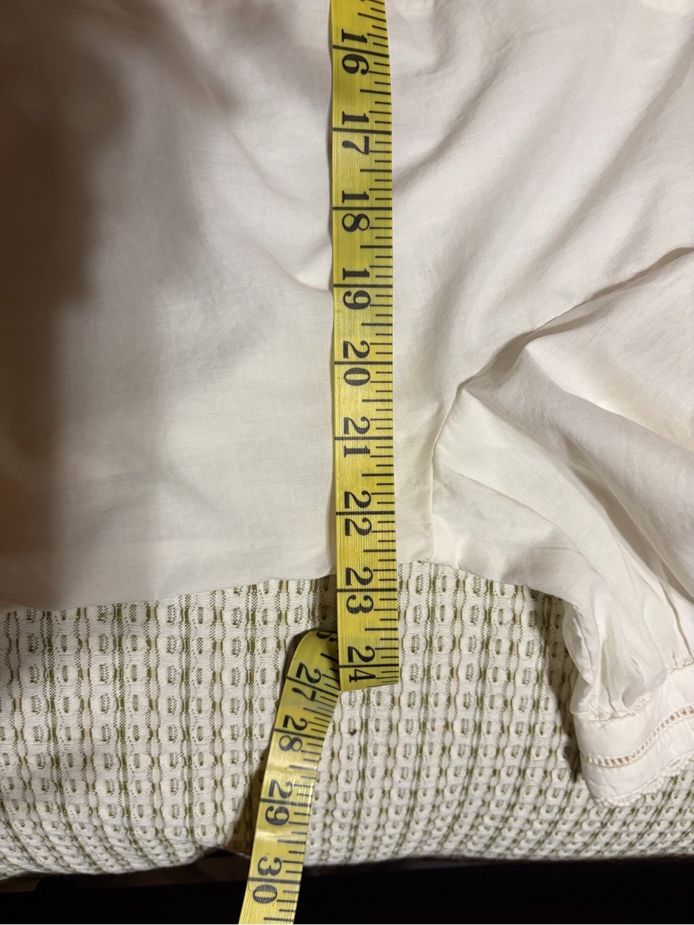 Cream Pintuck Lace-Trim Button Front Blouse
Soft, Feminine - Picture 9 of 10